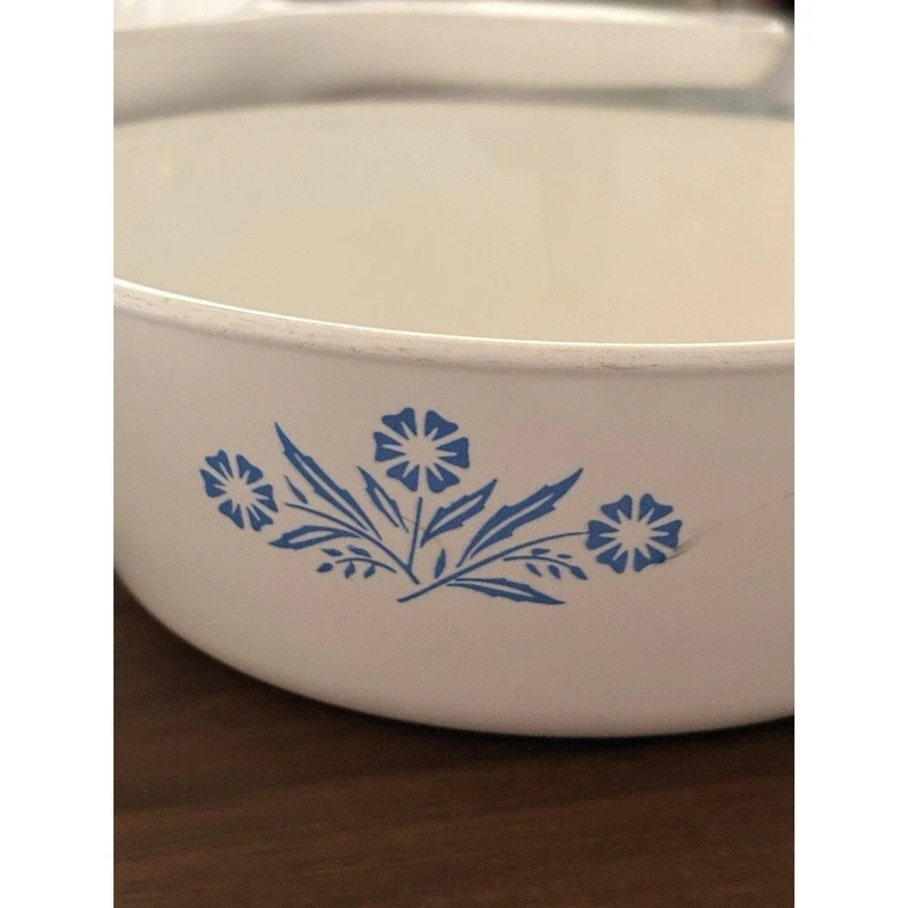 Corning Ware Blue Cornflower Pan stove toppers P 82 B lid pot sauce vintage lot